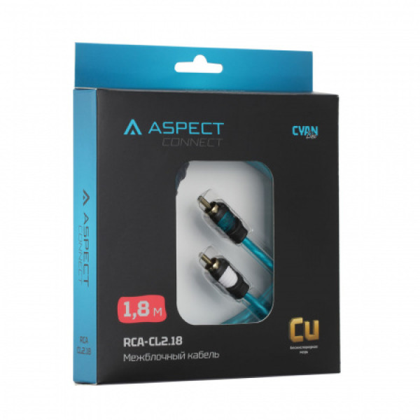 Aspect RCA-CL2.18 межблочный кабель, медь Aspect RCA-CL2.18 межблочный кабель, медь