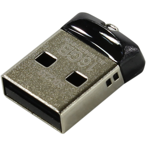 Флешка SanDisk 16Гб mini черный Флешка SanDisk 16Гб mini черный