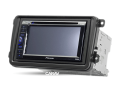 Рамка 2 DIN Skoda 06+, VW 03+, Seat 04+ CARAV 08-009